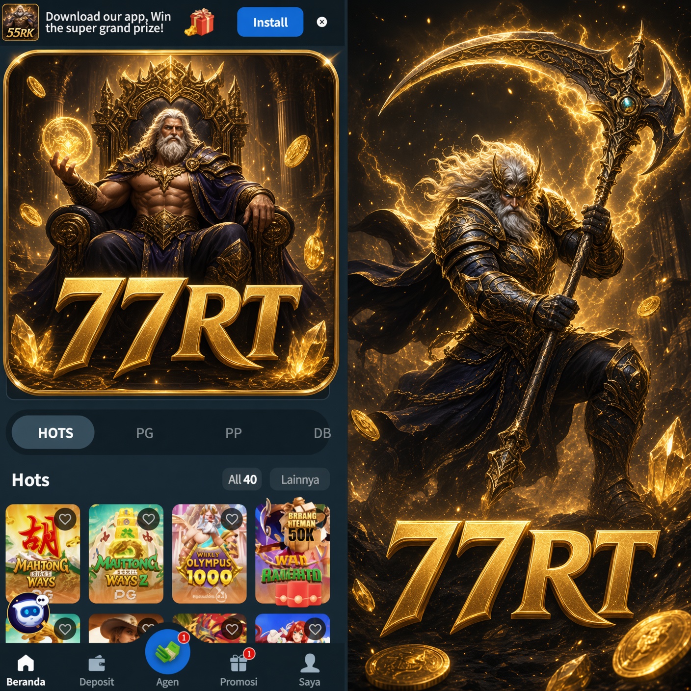 77RT - Destinasi Slot Online Indonesia dengan Ragam Tema Menarik